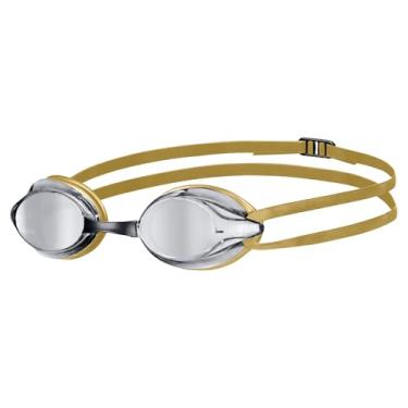 Imagem de ARENA Óculos de natação antiembaçamento Versus Mirror para homens e mulheres, prata/dourado