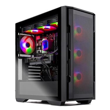 Imagem de Computador de mesa para jogos Skytech Rampage, Ryzen 7 9700X 3,8 GHz (5,5 GHz Turbo Boost), AMD RX 9070XT 16GB GDDR6, SSD NVMe Gen4 2TB, DDR5 RAM 32GB 6000 RGB, 850W Gold ATX 3.0 PSU, Wi-Fi, Win 11