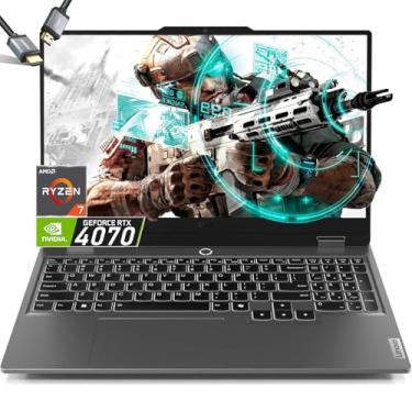 Imagem de Lenovo Laptop Gamer Loq 15.6 Rtx 4070 - Amd Ryzen 7 7435Hs Beat I7-12650H - Teclado Retroiluminado - Tela Fhd G-Sync - Windows 11 - Computador Gamer Pc - Cabo Hdmi (64Gb Ddr5 Ram | 2Tb Pcie Ssd)