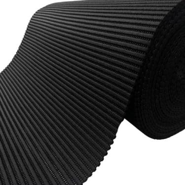 Imagem de Passadeira Emborrachada Antiderrapante Larga (65cm) (Preto,1 Metro)