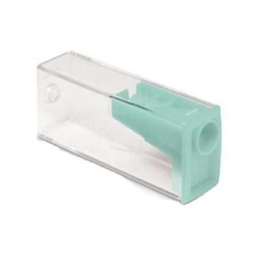 Imagem de Apontador de Plástico Retangular com  Depósito - Faber Castell / WX Gi