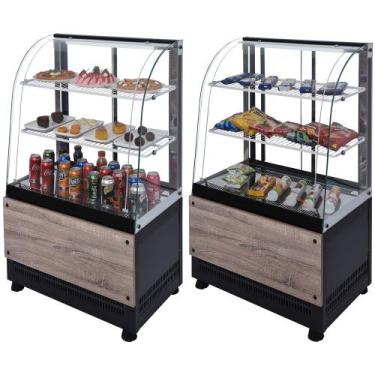 Imagem de Combo Balcão Standard Refrigerado e Neutro 80 cm - 220V - Omega