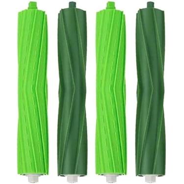 Imagem de ANBOO 2 conjuntos de escovas de rolo de borracha de substituição compatíveis com iRobot Roomba e i e j Series i3 i3+ i6+ i7 i7+ i8+ Plus E5 E6 E7 j7 (7150) j7+ (7550) j8 j8+ j9+ acessórios para