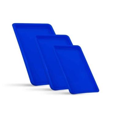 Imagem de Kit com * 3 BANDEJAS * P M G esterilização autoclave autoclavável - Ly