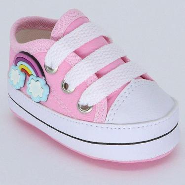 Imagem de Tênis Sapatinho De Bebe  Star Menina Personalizado-Feminino