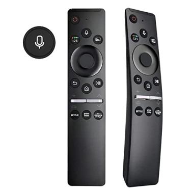 Imagem de Beyution Controle remoto de voz de substituição BN59-01330A BN59-01329A adequado para Samsung TV UN55TU8000F UN55TU8200F UN65TU8000F UN65TU8200F UN65TU850DF UN75TU8000F UN75TU8200F UN55TU8200F TU850D