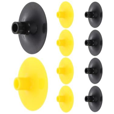 Imagem de LIOOBO Ventosa de flechas: 10 peças de setas de ventosa de borracha, adereços de sucção de substituição, ventosa forte para arco composto infantil