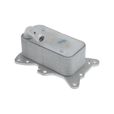 Imagem de ACROPIX Resfriador de óleo do motor para Mercedes-Benz C-Class 2017-2018 Refrigerador de óleo de transmissão Trans Cooler Nº 6511801310 Liga de alumínio tom prateado 1 peça