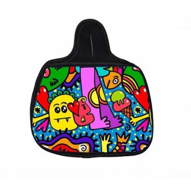 Imagem de Lixeira Para Carro Neoprene Lixo Car Personalizado Monstros Desenho - 