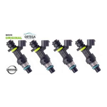Imagem de Kit com 4 Bicos Injetores Nissan Tiida Sentra Versa Fby2850 Original