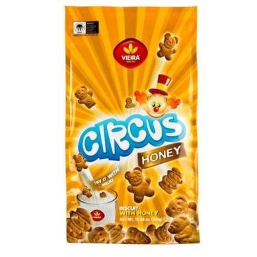 Imagem de Biscoito vieira de castro circus mel pacote 300g