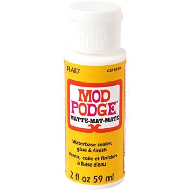 Imagem de (Matte) - Mod Podge Matte Water Base Sealer/Cola e Acabamento, Branco, 60ml