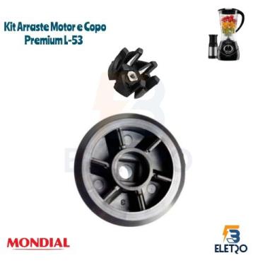 Imagem de Arrastador do Motor e Do Copo para Liquidificador Mondial Premium L-53