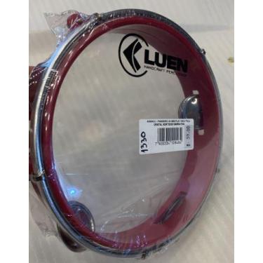 Imagem de Pandeiro Luen Junior 08" Abs Pele Cristal, Vermelho