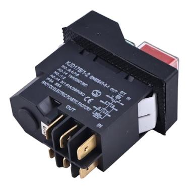 Imagem de JEENDA Interruptor de botão AC250V/16(15) A T85/55 5E4 IP55 6 pinos compatível com DKLD LDZ-6-4 DZ-6-4