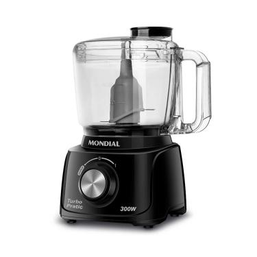 Imagem de Mini Processador Mondial Turbo Pratic MP-16-B Preto - 127V