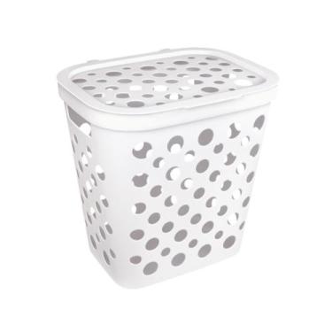 Imagem de Cesto de roupa suja ou brinquedo infantil 30l usual baby para quarto d
