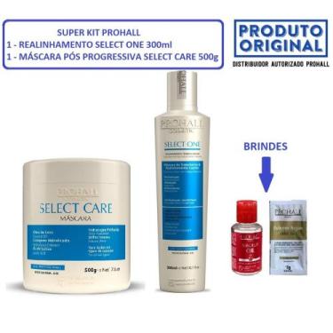 Imagem de Prohall Progressiva Select One 300ml+ Máscara Tratament 500g
