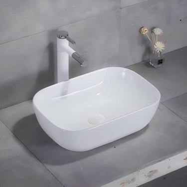 Imagem de Cuba Retangular Luxo Ravello Apoio 455x325x135mm Mondialle