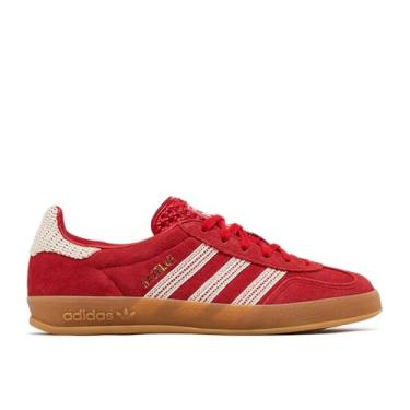 Imagem de Adidas Originals Gazelle Tênis feminino para uso interno, Better Scarlet/Wonder White/Gum, 35