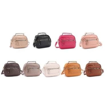 Imagem de Bolsa Feminina Com Alça Lateral Transversal Cores Sortidas