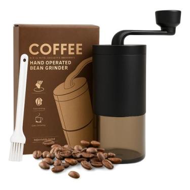 Imagem de Moedor de Café Manual Grãos Manivela Portatil Ajuste Moagem - shopamer