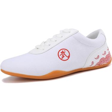 Imagem de Sapatos De Taekwondo Art Peso Leve Boxe Karatê Kung Fu Tai Chi Tênis, Respirável Antiderrapante Taekwondo Esportes Boxe Kung Fu Taichi Sapatos Leves Para Homens E Mulheres, A, 29 EU