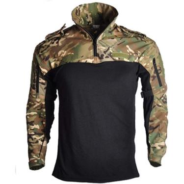 Imagem de Camiseta Tática Militar Masculina De Manga Comprida Swat Soldados Respirável Camiseta De Combate De Secagem Rápida Roupas De Airsoft Camisas Do Exército Dos Eua Para Homem, Cp, XL