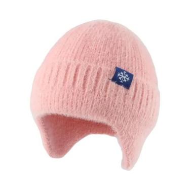 Imagem de Chapéu de Inverno Feminino de Malha com Pele Sintética - Quente e Maci