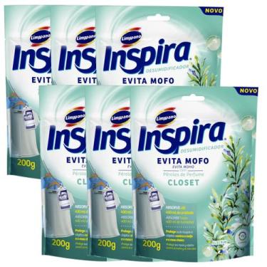 Imagem de Kit 6 unidades AntiMofo Armário Alecrim Limppano