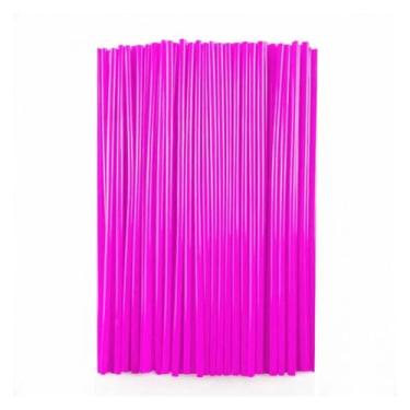 Imagem de jininshengxindianzi 72 Pieces/Bag Off-road Vehicle Motorcycle Universal Spokes Decorative Steel Wire Hub Spoke Sleeve Mountain Bike Spoke Sleeve(Red 72pieces1)