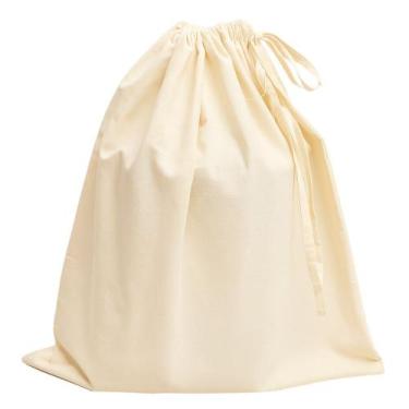 Imagem de Saco Hamper Tecido Algodão Cru Brim reforçado Hospital , Clinica, Hote