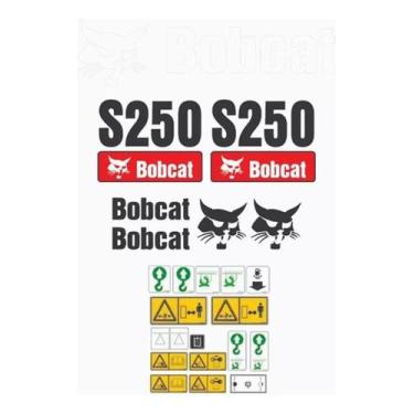 Imagem de Kit Adesivos Bobcat S250 - Spts