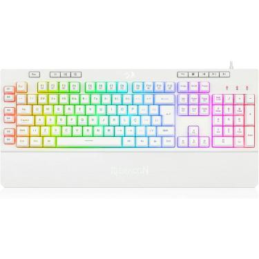 Imagem de Teclado Gamer Redragon Shiva Lunar White K512w-rgb - Branco