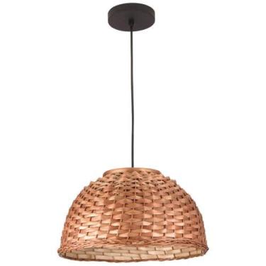 Imagem de Pendente Bali Cesto Vime E27 Bivolt 60W Blumenau - Blumenau Iluminacao
