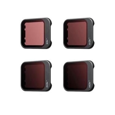 Imagem de Kit de lentes ND/CPL/Black Mist/pacote com 6 lentes de filtro completo para DJI Flip - Redução de luz/Polarizer/Lentes de filtro macio, anti-superexposição, multi-revestidas, compatível com capa de