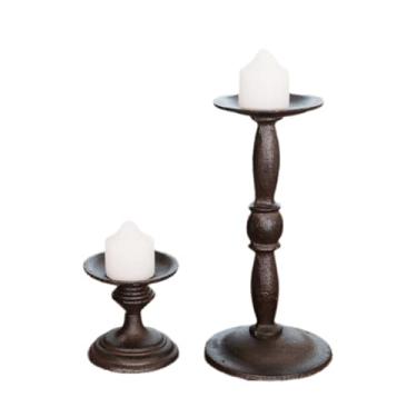 Imagem de Castiçal Vintage Pilar Castiçal Castiçal de Metal Chique Gasto Suporte de Castiçal Suporte de Castiçal Mesa Decorativa Centro de Mesa Decoração de Casa