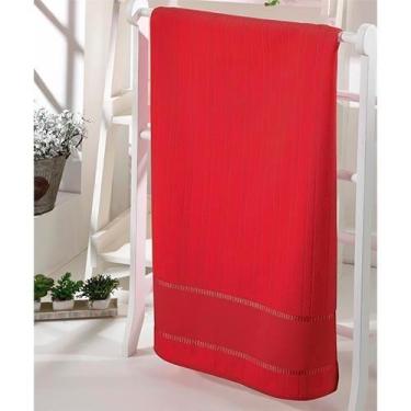 Imagem de Toalha de Lavabo Para Bordar Bella - Döhler - Dohler, 192 VERMELHO