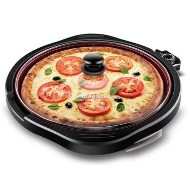 Imagem de Panela Elétrica Mondial Cook e Grill Redondo Preto 1270W 220V - G-03-RC