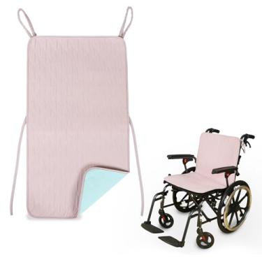 Imagem de WASHINBED Almofada para incontinência de cadeira de rodas altamente absorvente para idosos (rosa, 1 peça)