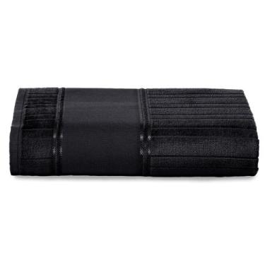 Imagem de Toalha de Banho Döhler Artesanalle Preto, Preto