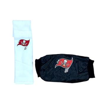 Imagem de NORTHWEST Toalha e aquecedor de mãos NFL Quarterback, tamanho único, cores do time (Tampa Bay Buccaneers Bucs)