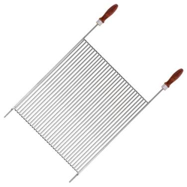 Imagem de Grelha Uruguaia 8mm 45x49 cm - Inox 304 - Progrill