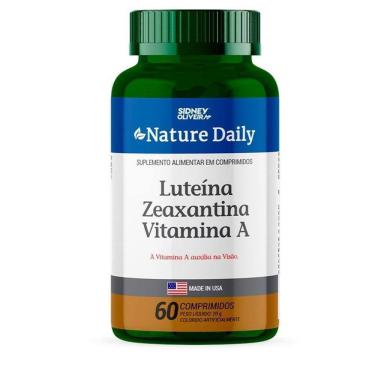 Imagem de Luteína + Zeaxantina +Vitamina A Nature Daily 60 Comprimidos
