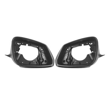 Imagem de Para-BMW Série 5 F10 F18 14-17 Espelho Retrovisor Do Carro Moldura De Vidro Tampa Lateral Espelho Retrovisor Base Suporte Guarnição Shell