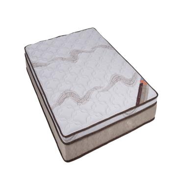 Imagem de Colchão Casal 138cm Molas Ensacadas One Face Revolution Hibrido Castor - Bege/ Branco