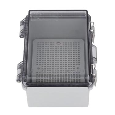 Imagem de Depisuta Caixa Elétrica Externa, Plástico Abd Plástico Ip67 Caixa de Junção à Prova D'água do Gabinete Elétrico Externo Com Tampa Transparente, Caixa de Conexão Elétrica de 125x175x90mm