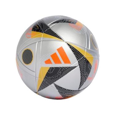 Imagem de Bola Futebol de Campo Adidas League Euro 2024 Finale Fussballliebe Prateada
