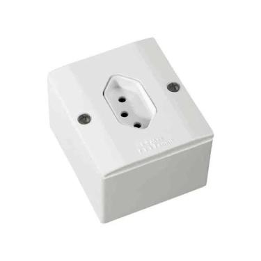 Imagem de Tomada 2P+T 20A sobrepor Mec Tronic