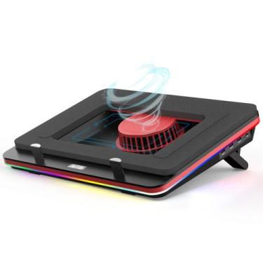 Imagem de Almofada de resfriamento para laptop IETS GT500 Powerful Turbo-Fan RGB